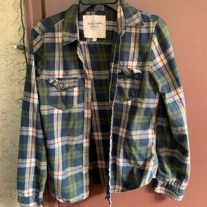 Abercrombie & Fitch Flannel Shirt Size Medium